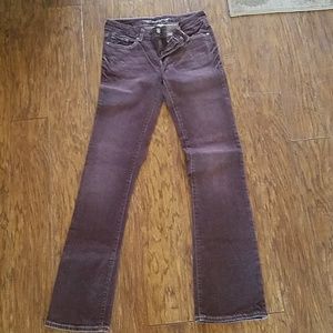 Brown boot cut jeans